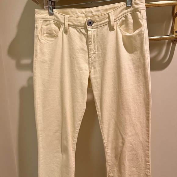 Banana Republic Cream Skinny Jeans - Picture 1 of 2